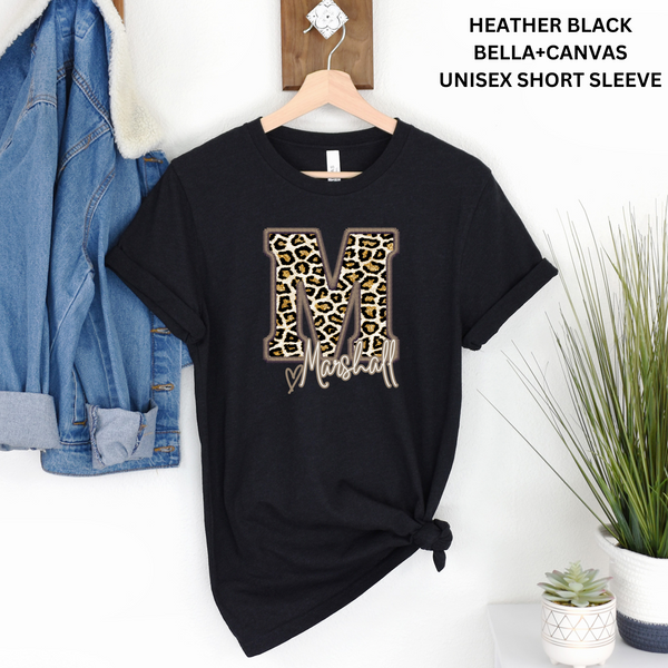 Leopard M Marshall Faux Embroidery: Preorder