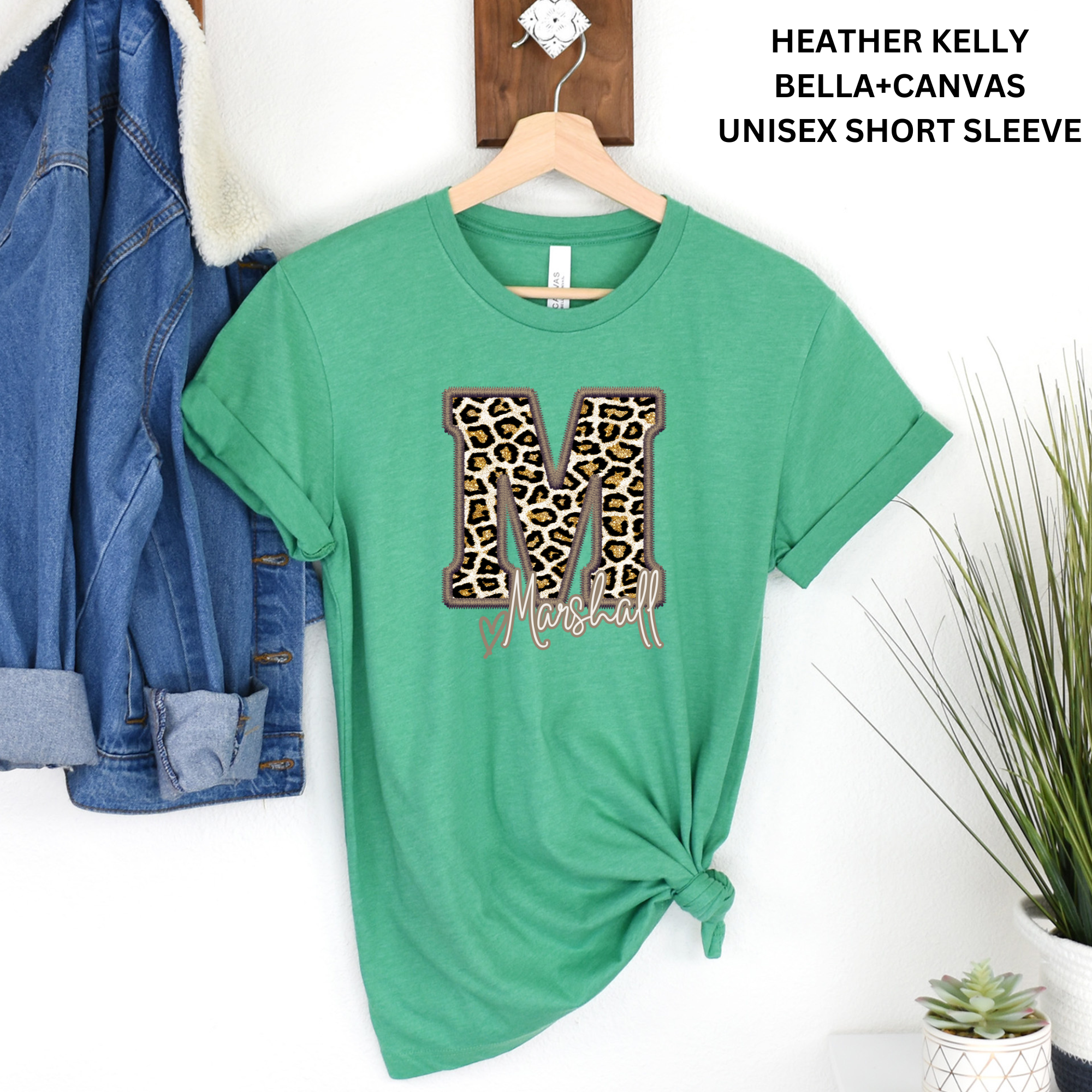 Leopard M Marshall Faux Embroidery: Preorder