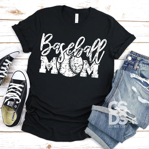 Baseball Mom (Distressed)