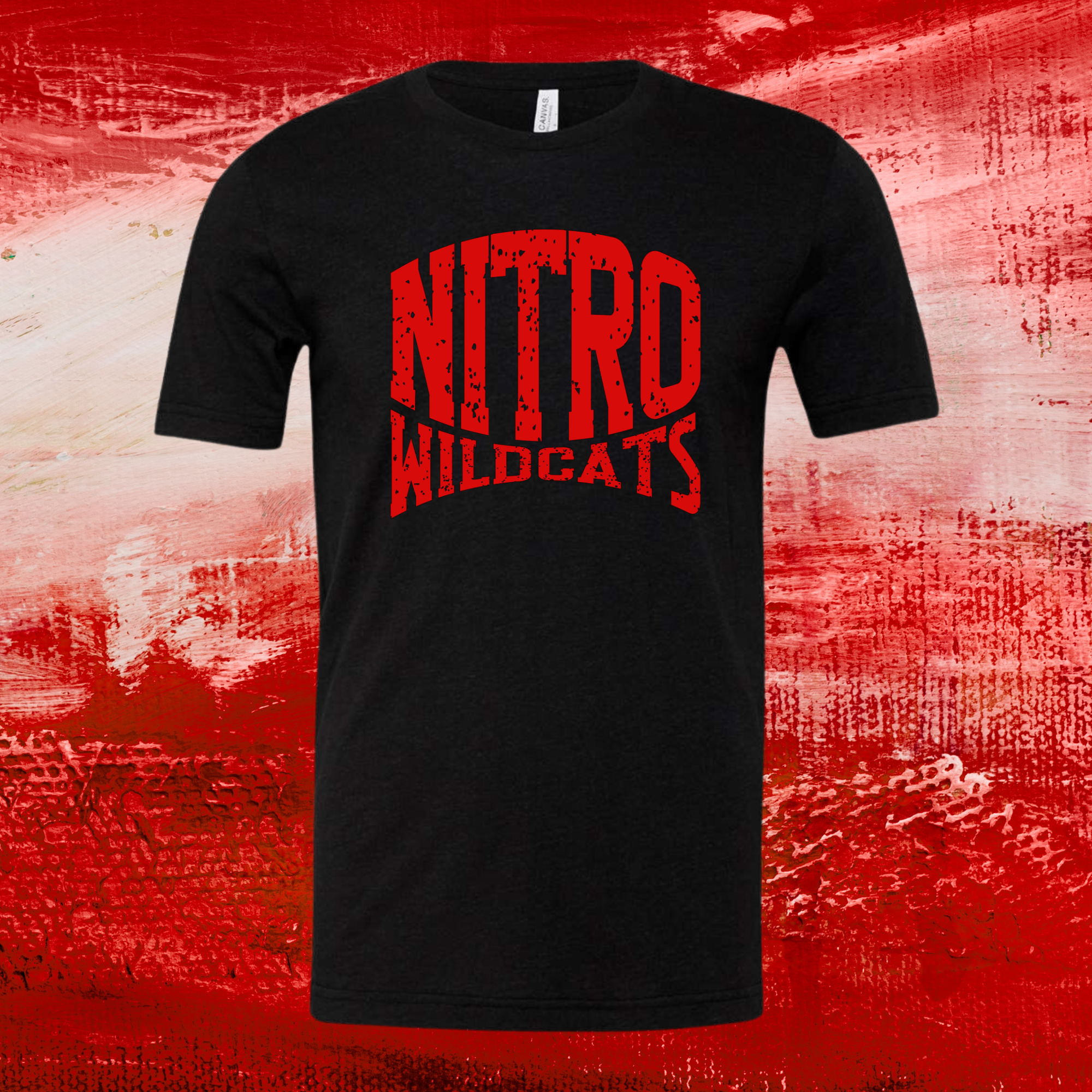 Red Nitro Wildcats Curved Text: Preorder