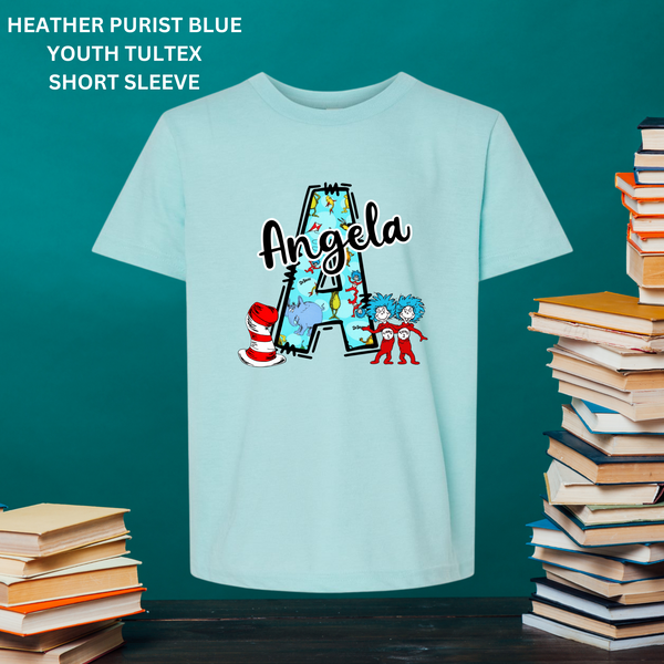 Customized Read Across America Youth Tees