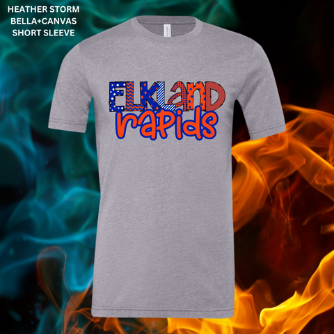 Elkland Rapids: Orange With Blue Outline: Preorder