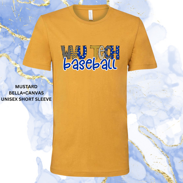 WVU TECH Baseball Doodle: Preorder