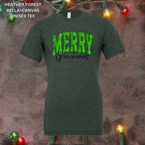 Merry G-Mas Faux Green Glitter: PREORDER