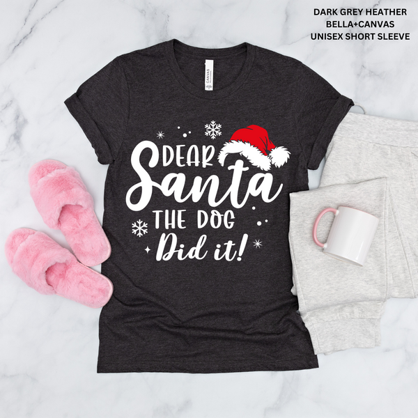 Dear Santa Family Tees: Preorder