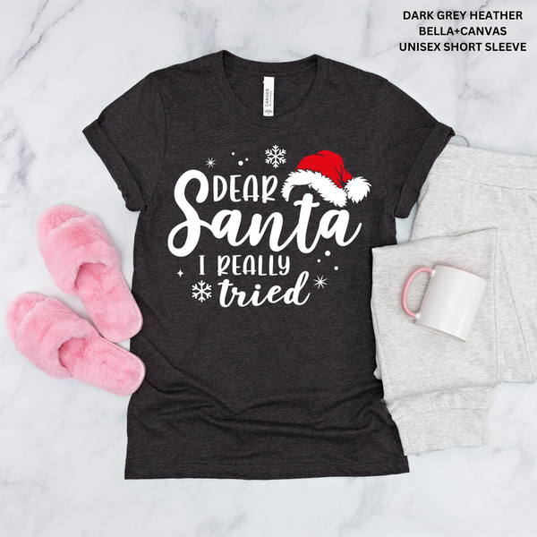 Dear Santa Family Tees: Preorder