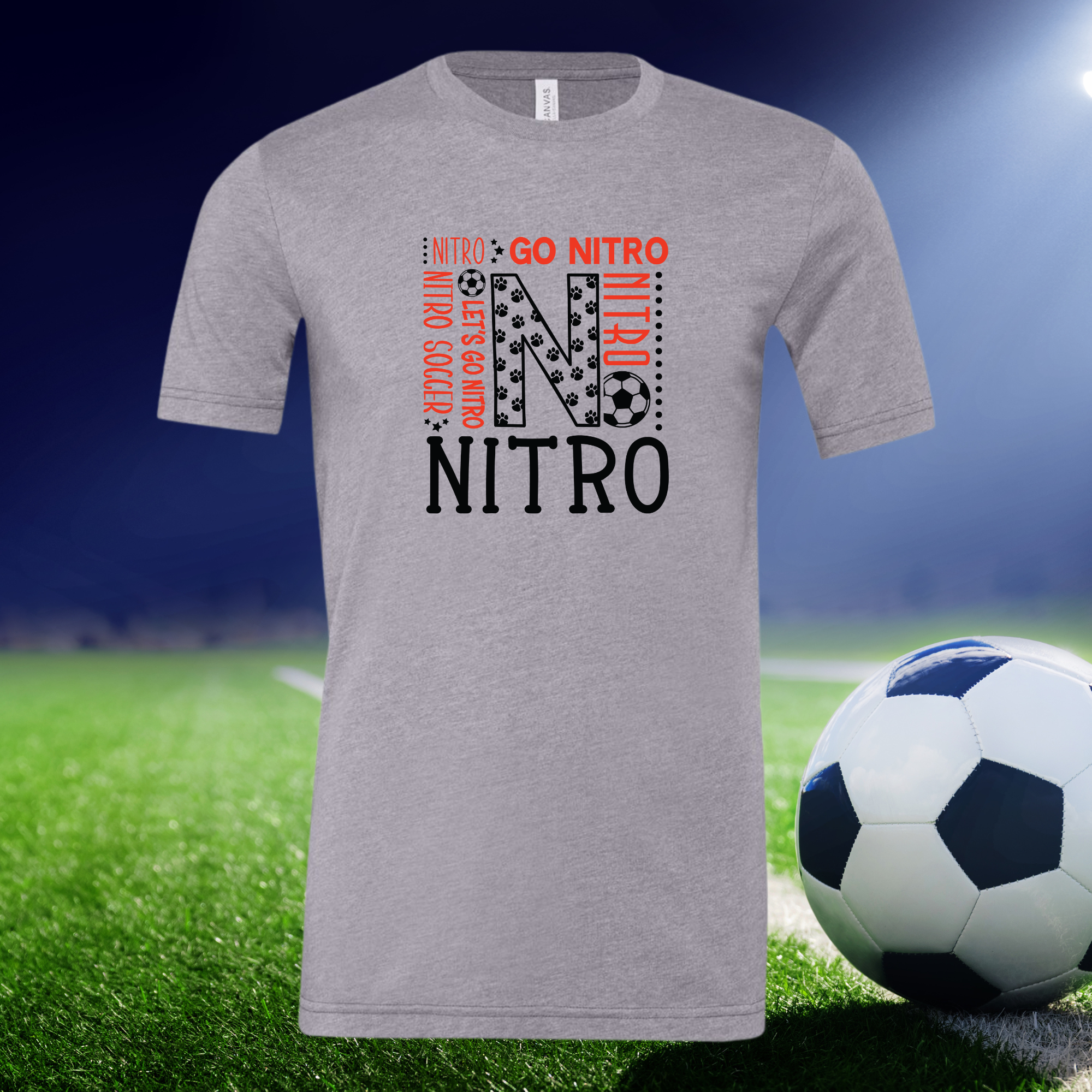 Nitro Soccer Paw Print N: PREORDER