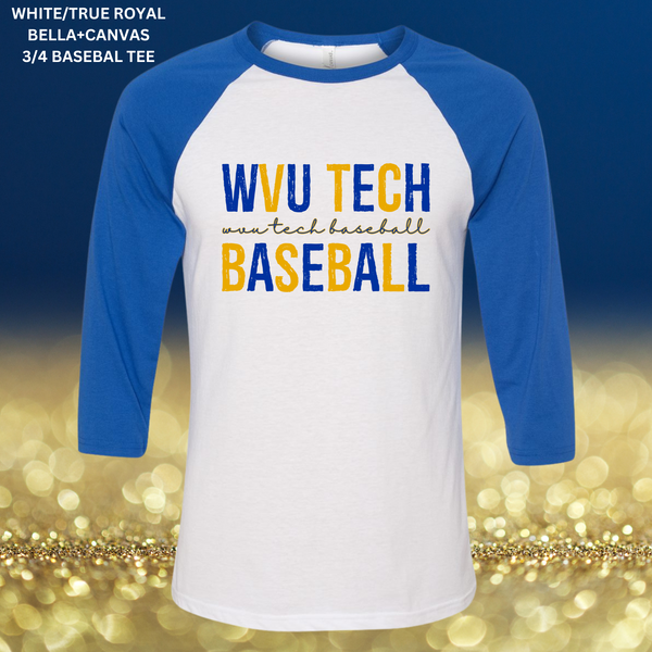 Distressed WVU Tech Baseball: Preorder