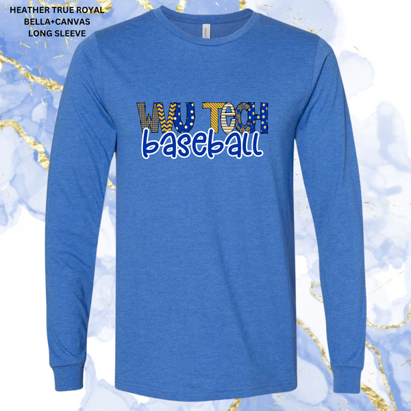 WVU TECH Baseball Doodle: Preorder