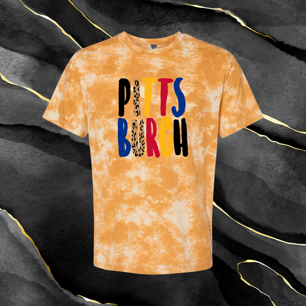 Pittsburgh Graffiti Tie Dye-PREORDER