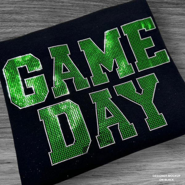 Game Day Spangle: Green