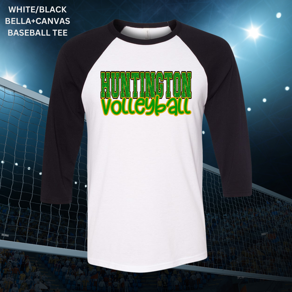 Huntington Volleyball Glitter Doodle: PREORDER