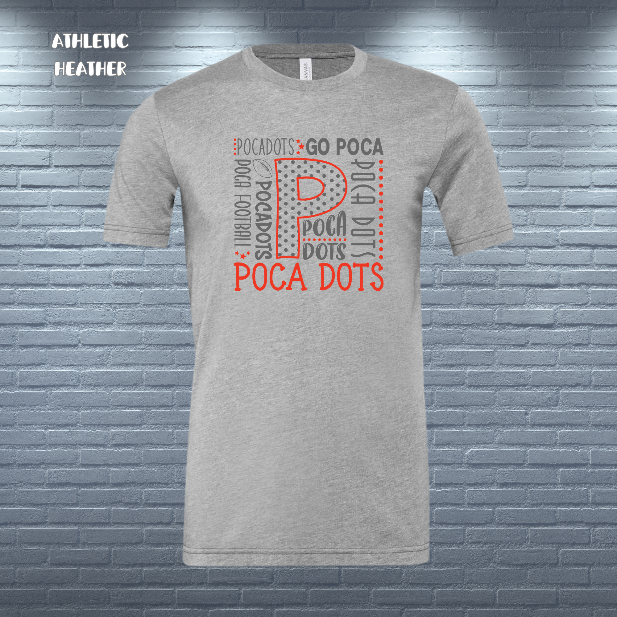 Grey Dot P Go Poca Football: PREORDER