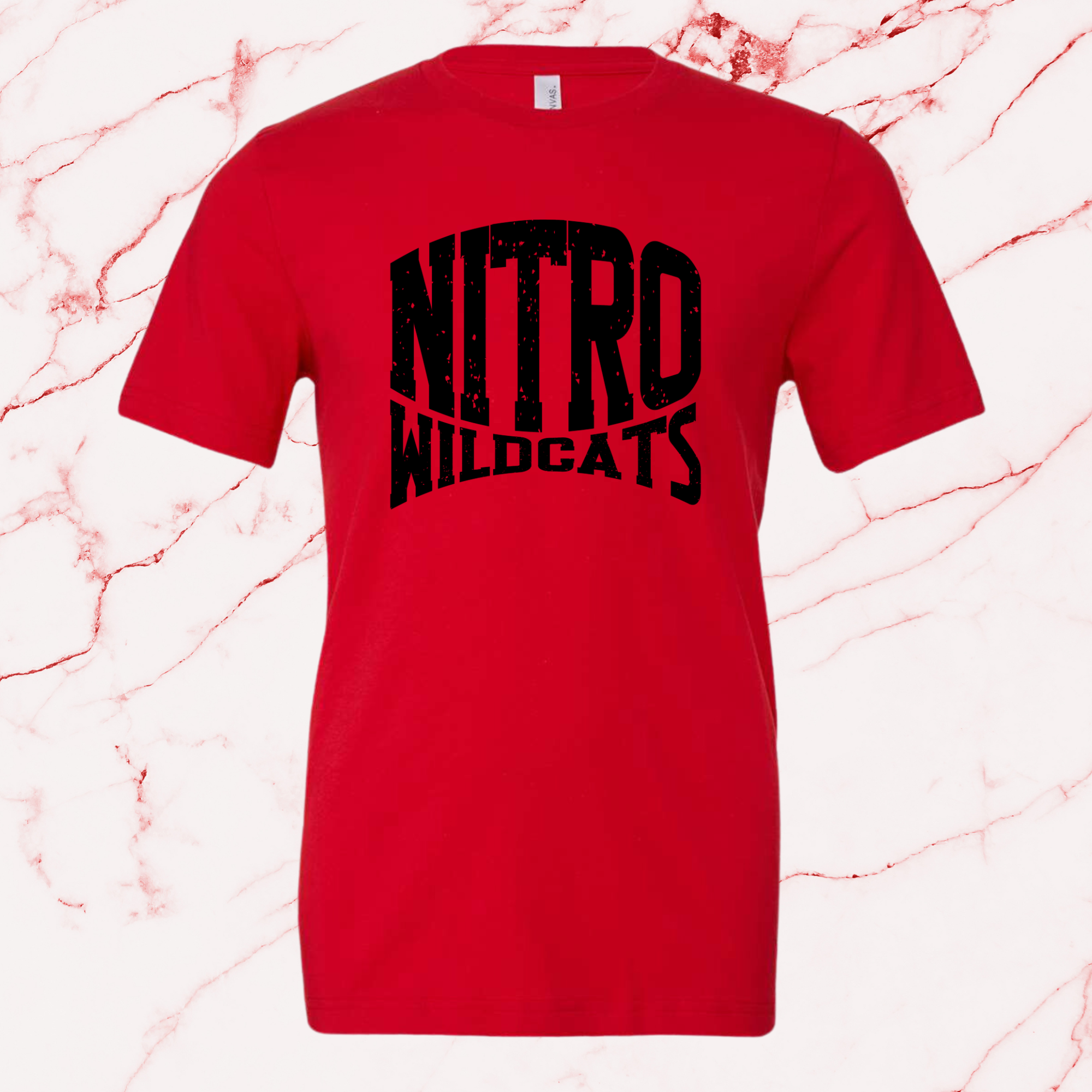 Black Nitro Wildcats Curved Text: Preorder