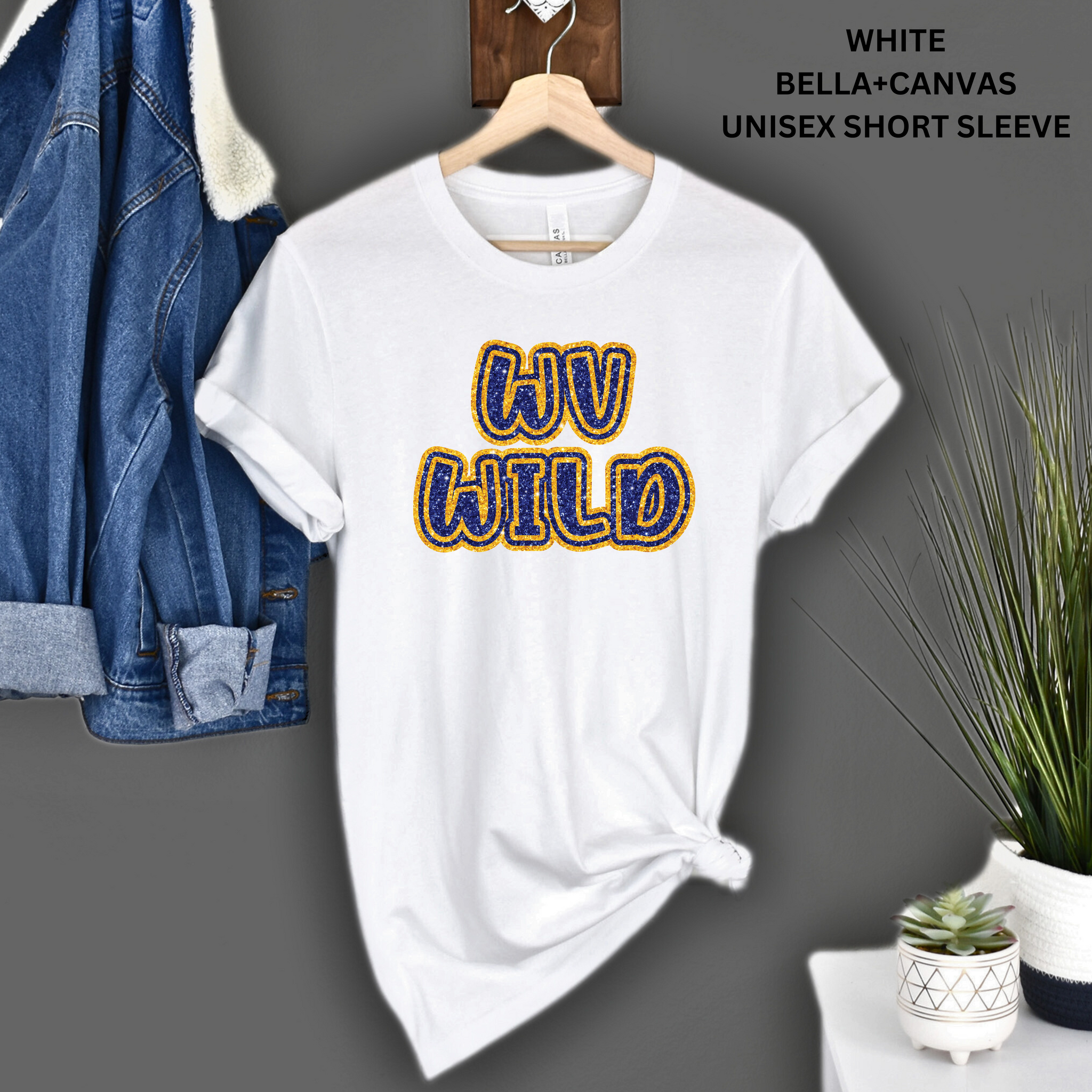 WV Wild Blue/Gold Faux Glitter: Preorder