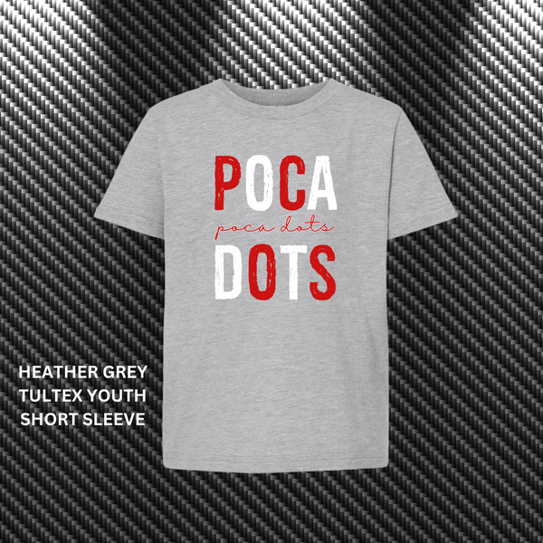 Distressd Poca Dots (Red/White) Youth: Preorder