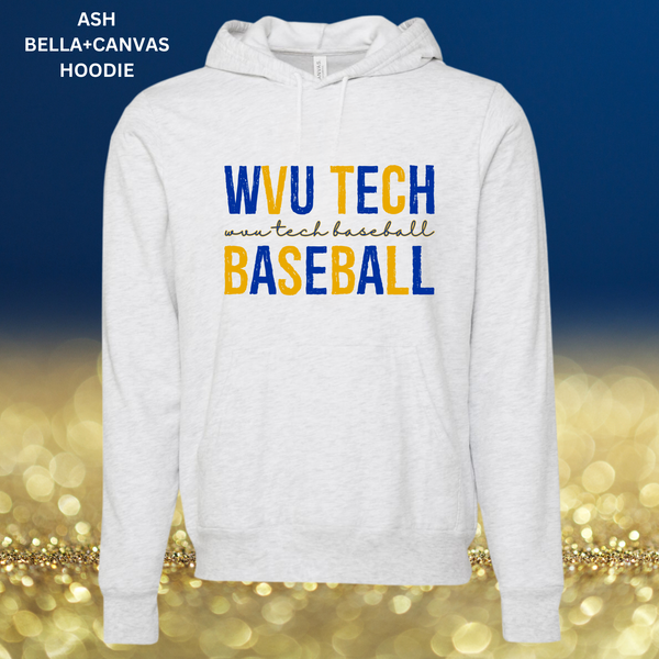 Distressed WVU Tech Baseball: Preorder