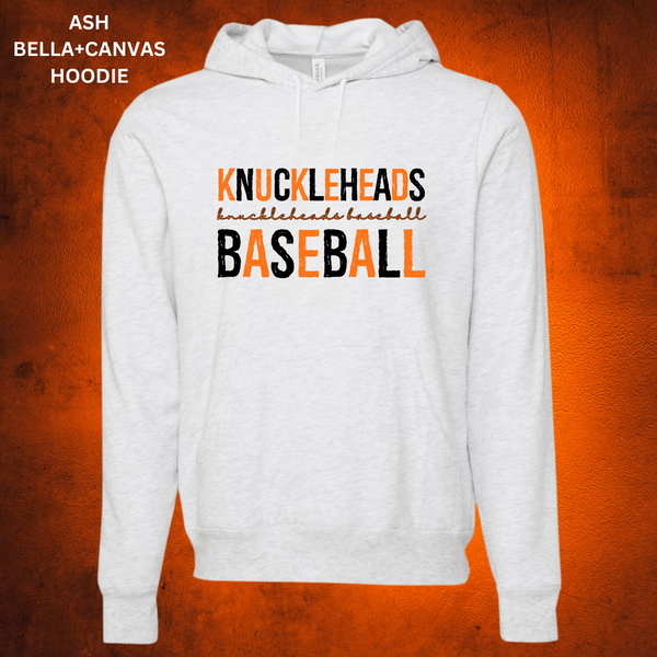 Distressed Knuckleheads Baseball (Orange/Black): Preorder