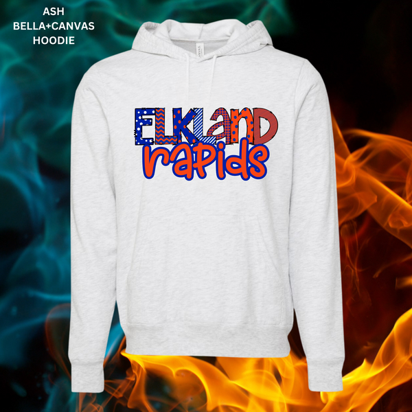 Elkland Rapids: Orange With Blue Outline: Preorder