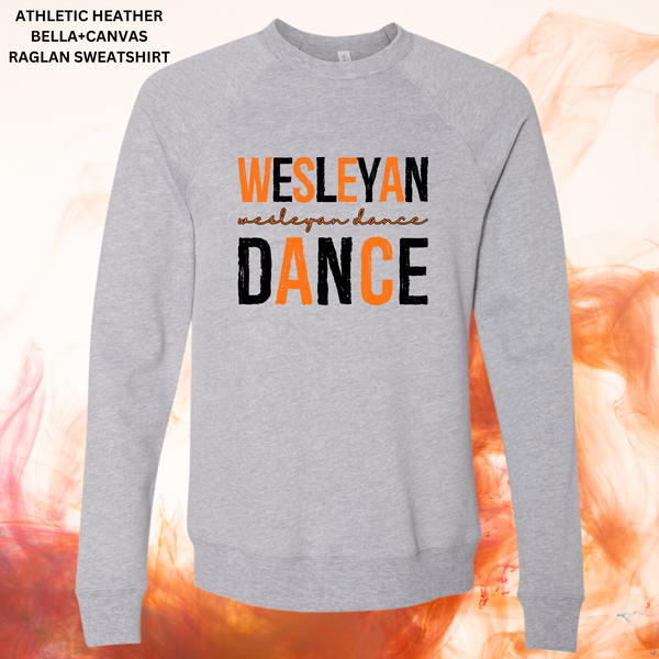 Distressed Wesleyan Dance (Black/Orange): Preorder