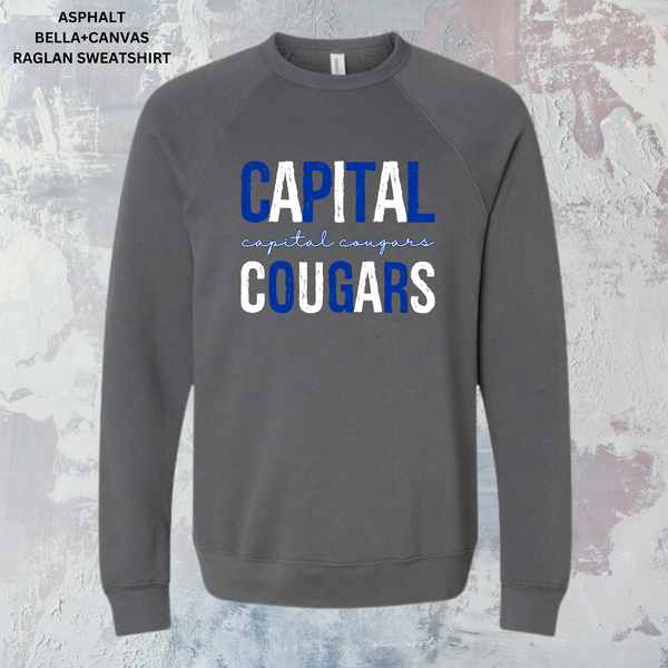 Distressed Capital Cougars (Blue/White): Preorder