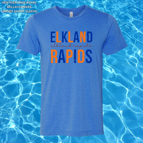 Distressed Elkland Rapids (Orange/Blue): Preorder