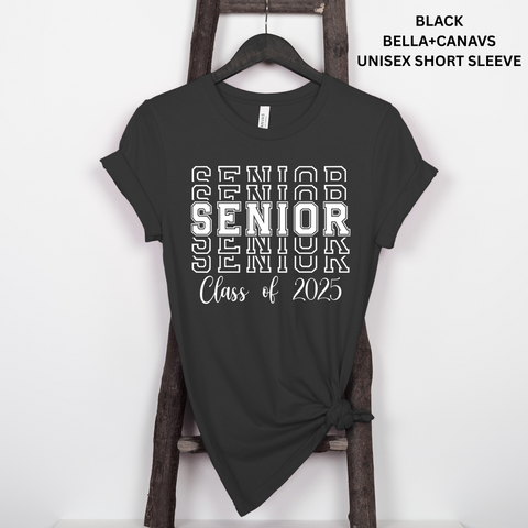 Senior Stacked-Class Of 2025-White