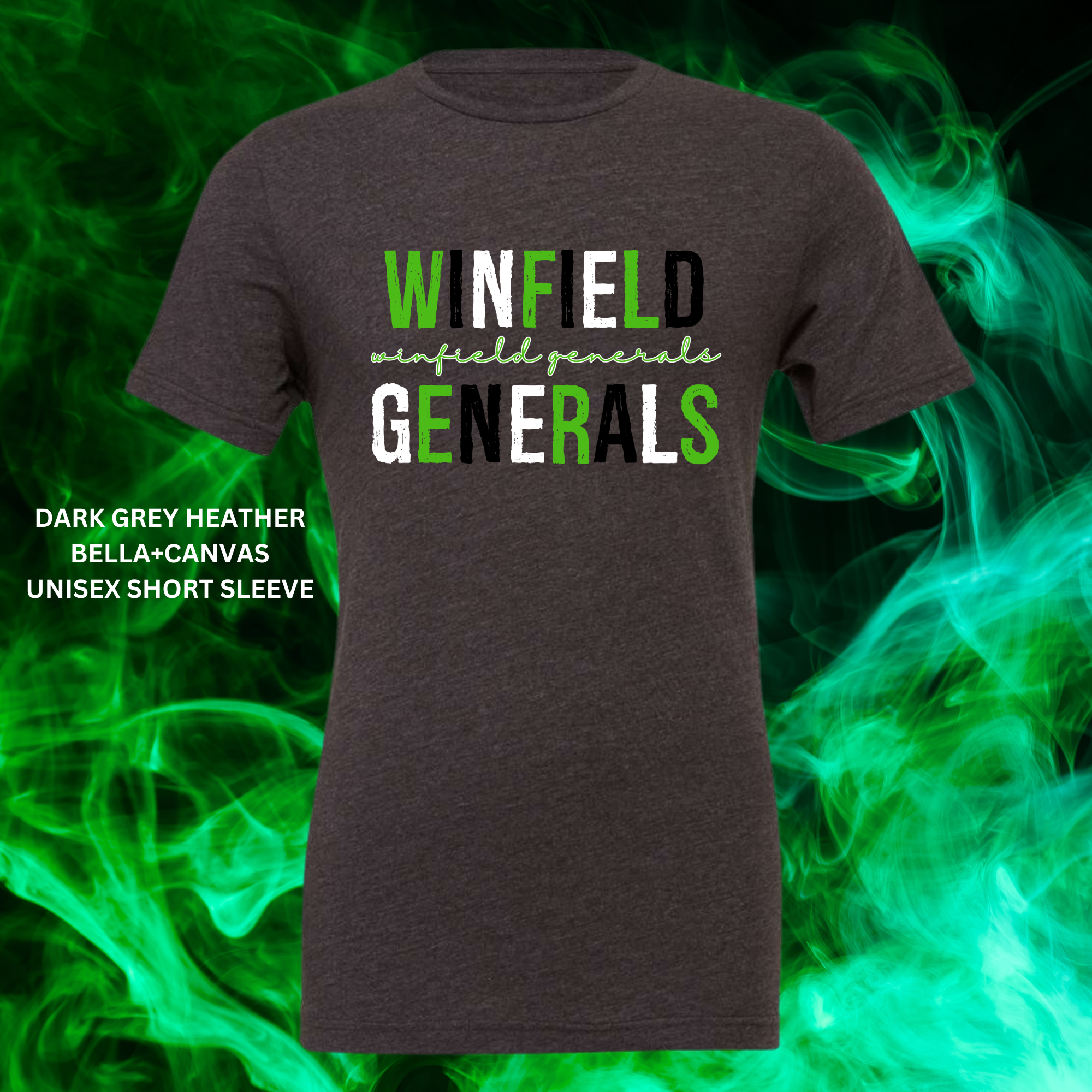 Distressed Winfield Generals (Green/Black/White): Preorder