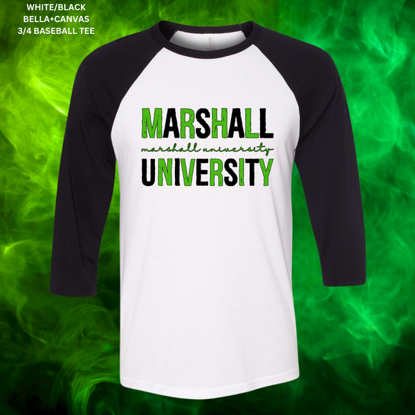 Distressed Marshall (Green/Black): Preorder