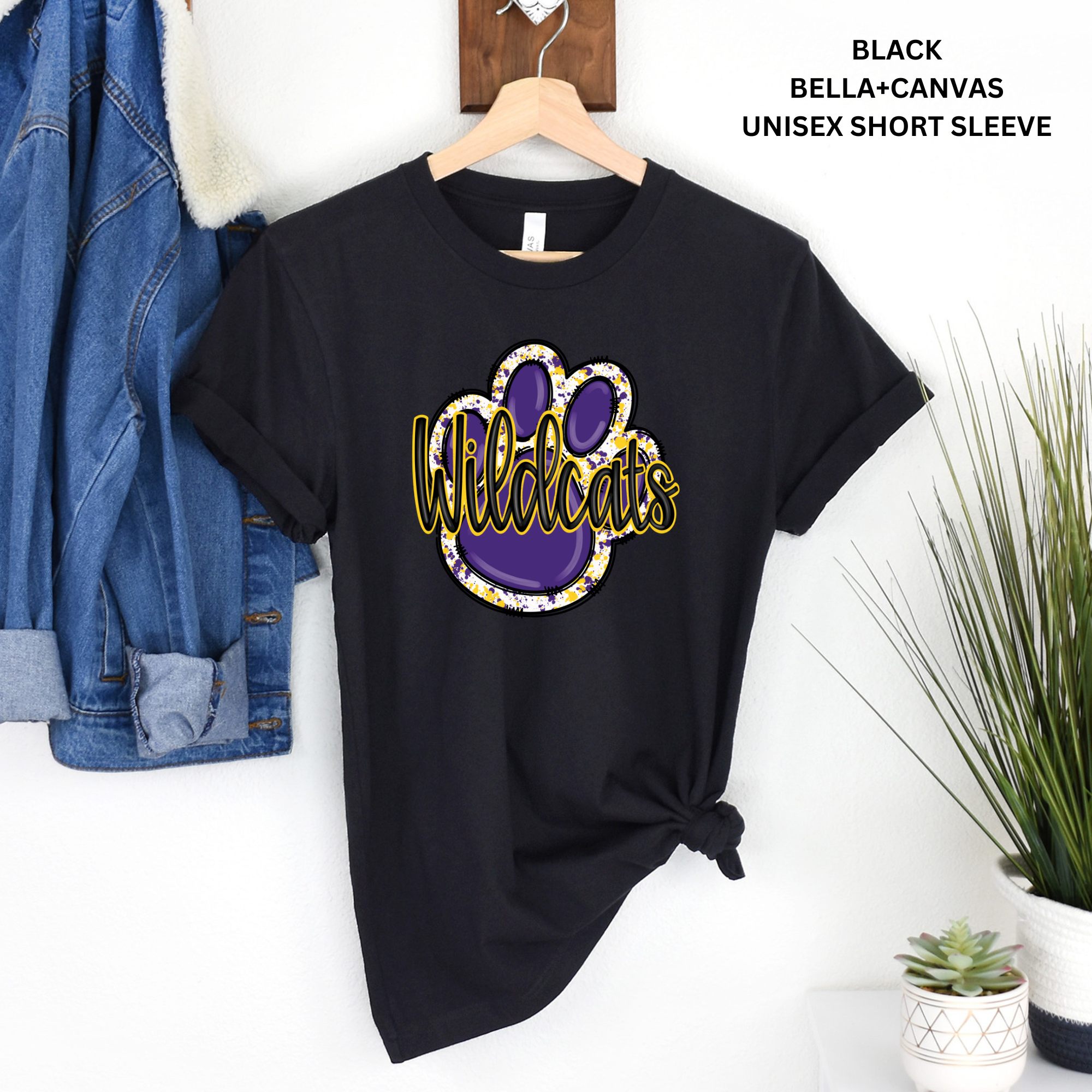 Purple/Gold Wildcats Paw: Preorder