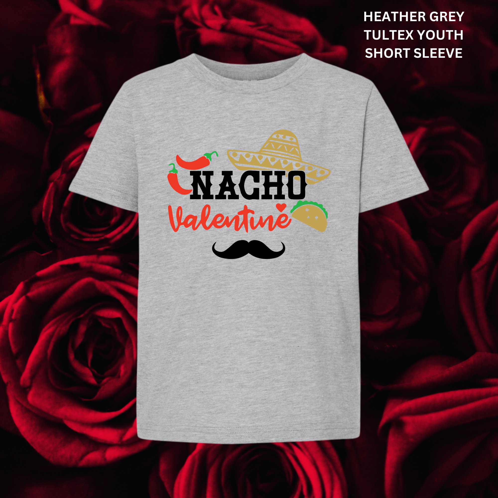 Youth Nacho Valentine Mustache