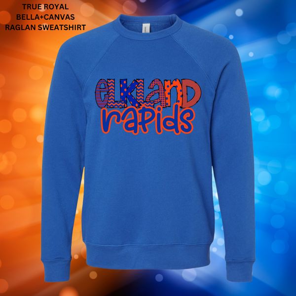 Elkland Rapids: Blue With Orange Outline: Preorder