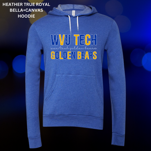 Distressed WVU Tech Golden Bears: Preorder