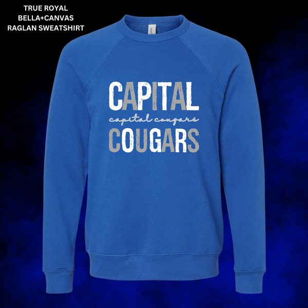 Distressed Capital Cougars (White/Grey): Preorder