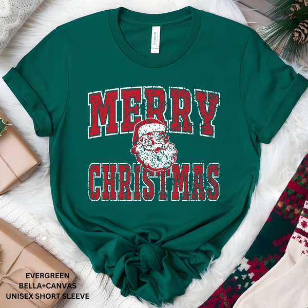 Distressed Merry Christmas Santa: Preorder