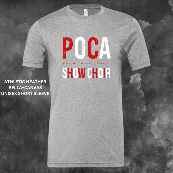 Distressed Poca Show Choir (Red/White): Preorder