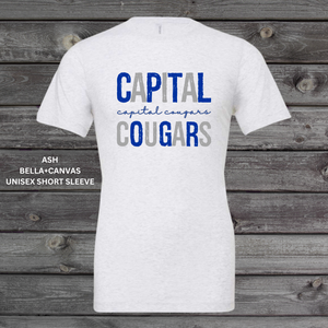 Distressed Capital Cougars (Blue/Grey): Preorder