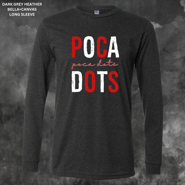 Distressed Poca Dots (Red/White): Preorder