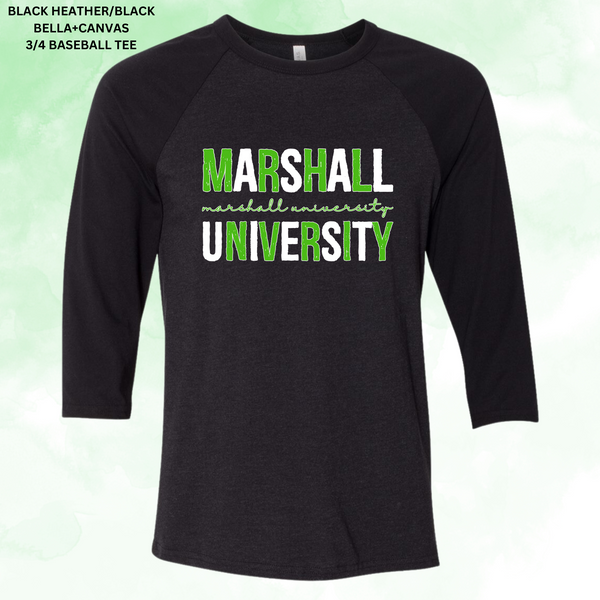 Distressed Marshall (Green/White): Preorder