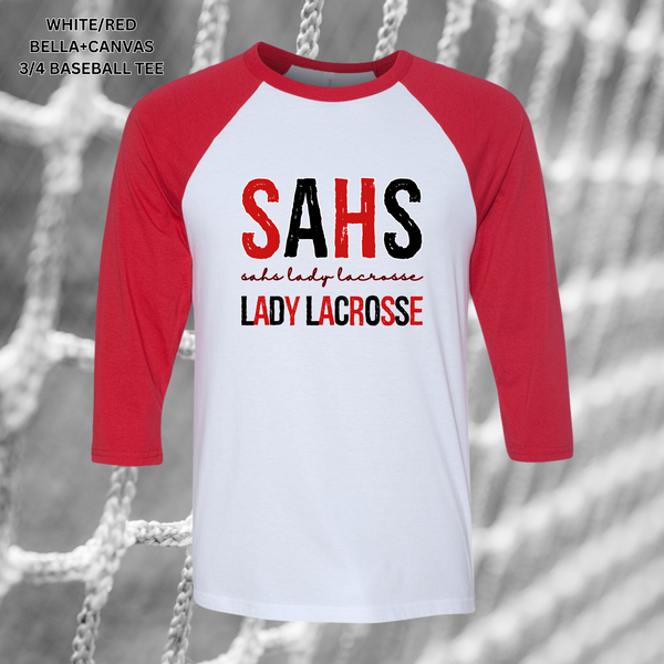 SAHS Lady Lacrosse (Red/Black): Preorder