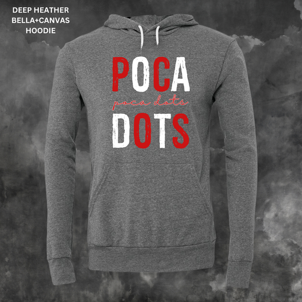 Distressed Poca Dots (Red/White): Preorder