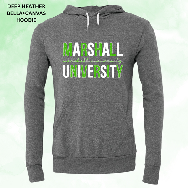 Distressed Marshall (Green/White): Preorder