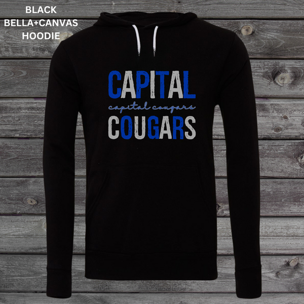 Distressed Capital Cougars (Blue/Grey): Preorder