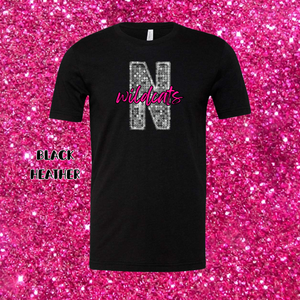 Silver "N" Pink Wildcats:PREORDER