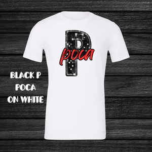 Black "P" Poca: PREORDER