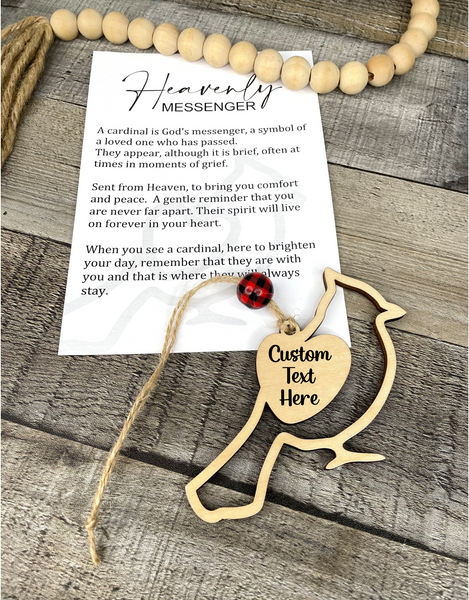 Heavenly Messenger Custom Ornament/Charm