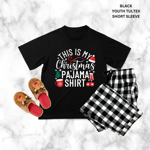 Youth Christmas Pajama Shirt: Preorder