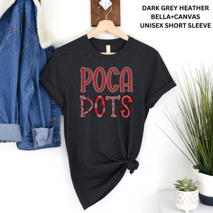 Poca Dots Bubble Doodle Red/Grey: Preorder