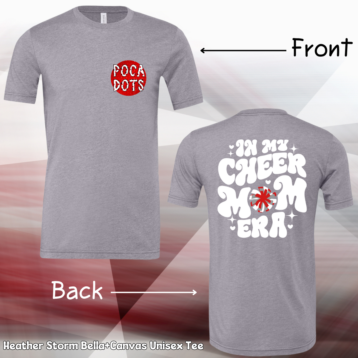 In My Poca Dots Cheer Mom Era Front & Back: Preorder – Shopping Simply ...