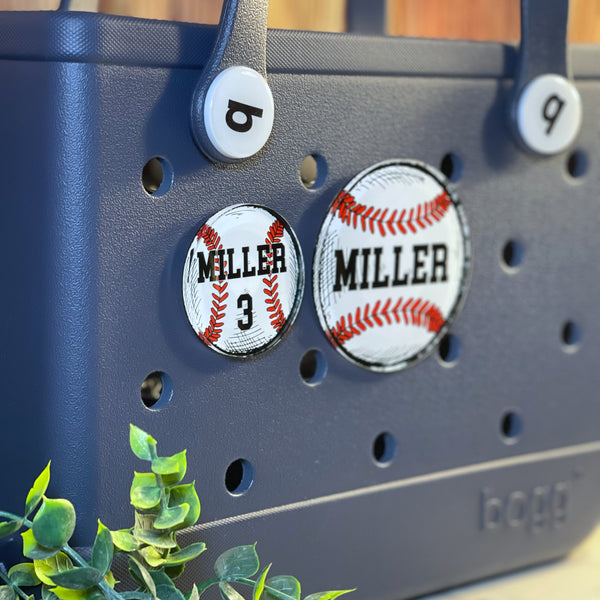 Custom Baseball Bag Tag